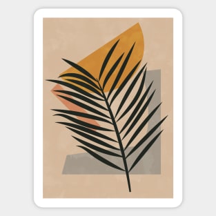 Palm Boho Plant, Abstract Palm Tree Leaf Sticker